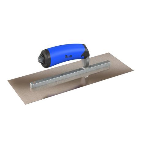 Bon Razor Stainless Steel Finishing Trowel - Square End - Comfort Wave Handle by Bon Tool