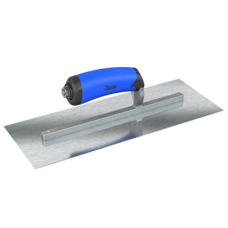 Bon Razor Stainless Steel Finishing Trowel - Square End - Comfort Wave Handle by Bon Tool