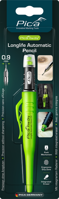 Pica Fine Dry 0.9 Automatic Pencil – Blister Pack