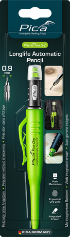 Pica Fine Dry 0.9 Automatic Pencil – Blister Pack