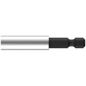 Magnetic bit holder, silver and black, 58mm length.