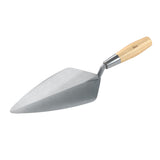 Bon Tool Narrow London Pro Carbon Steel Brick Trowel - Wood Handle