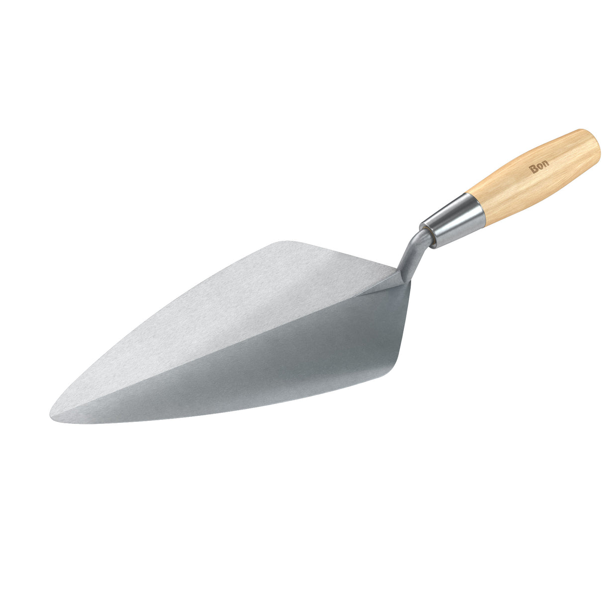Bon Tool Narrow London Pro Carbon Steel Brick Trowel - Wood Handle