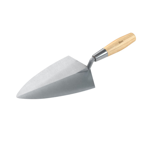 Bon Tool Philadelphia Pro Carbon Steel Brick Trowel - Wood Handle