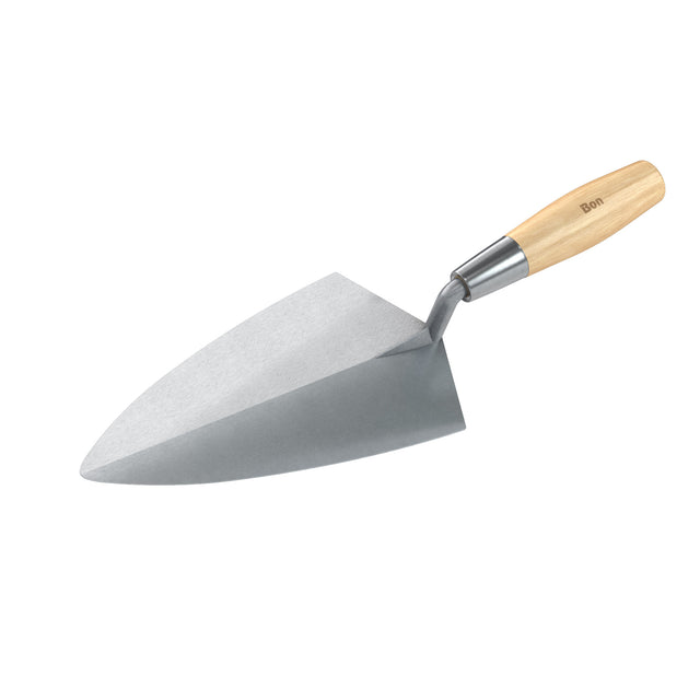 Bon Tool Philadelphia Pro Carbon Steel Brick Trowel - Wood Handle