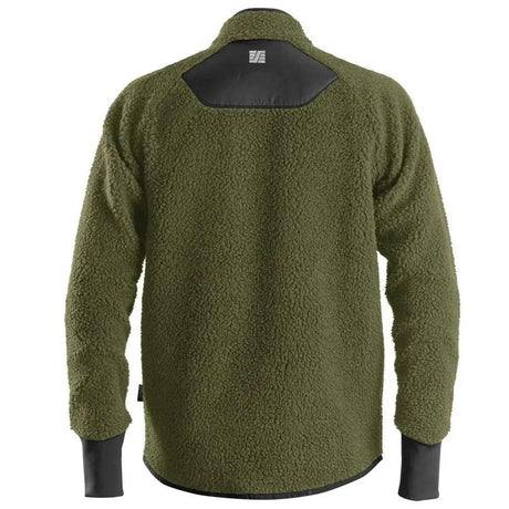 Snickers 8021 AllroundWork, Pile Full Zip Jacket - Khaki Green / Black by Snickers