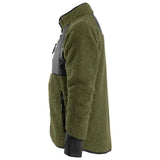 Snickers 8021 AllroundWork, Pile Full Zip Jacket - Khaki Green / Black by Snickers