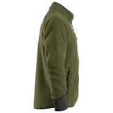 Snickers 8021 AllroundWork, Pile Full Zip Jacket - Khaki Green / Black by Snickers