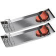 Bon Tool Stainless Steel Knee Boards - Curved Ends with Knee Pads (Pair)
