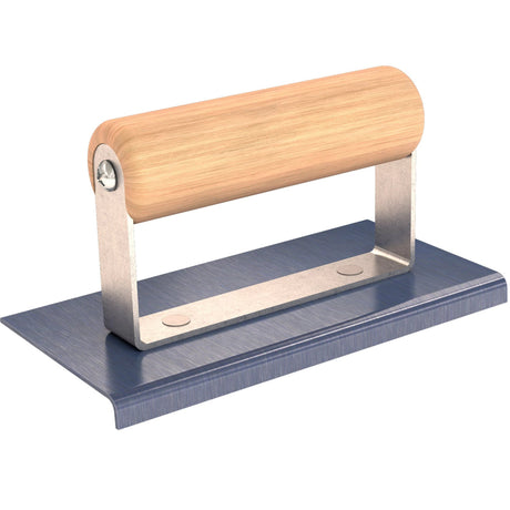Bon Tool Blue Steel Sidewalk Edger - Wood Handle by Bon Tool