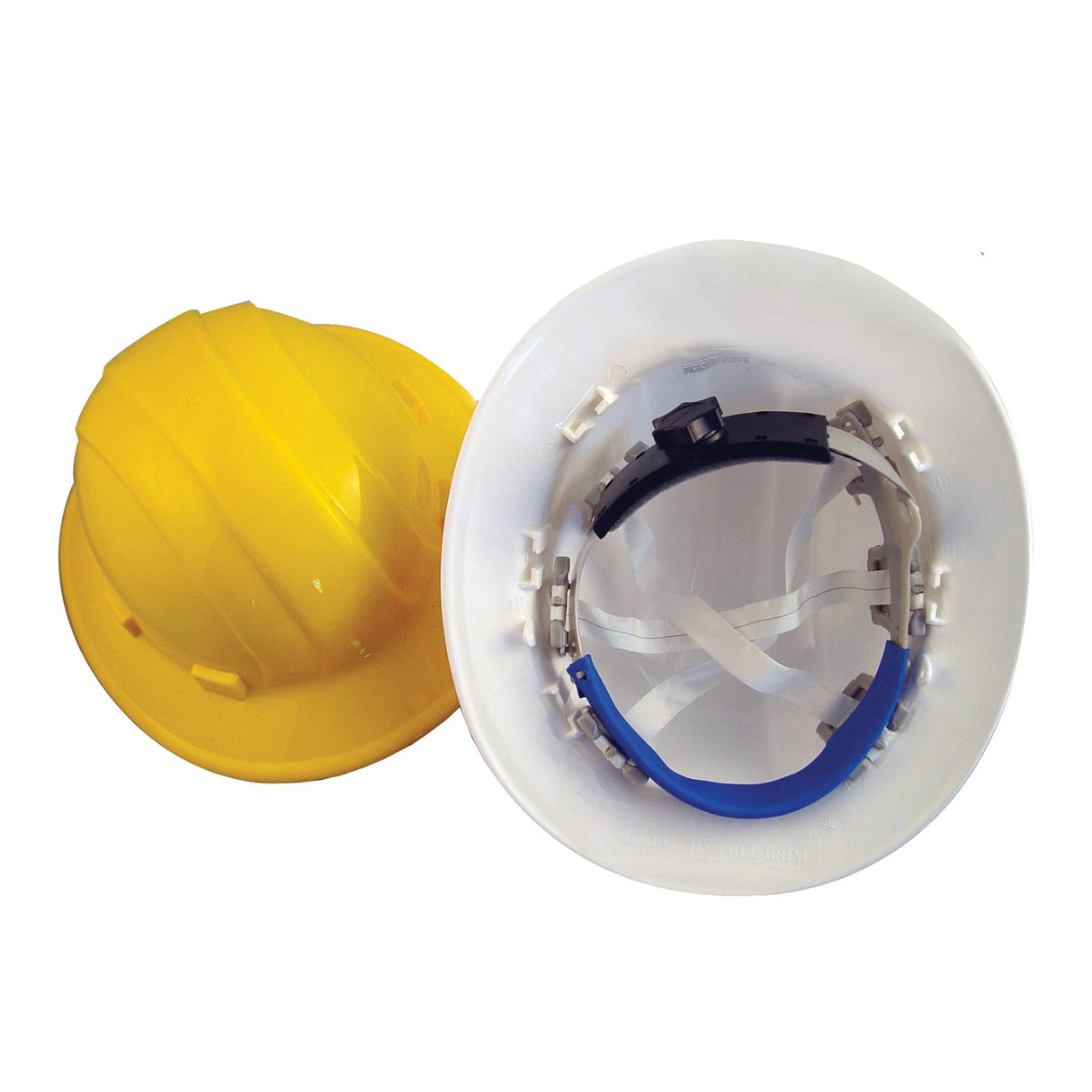 Bon Tool Hard Hat - Full Brim - White W/Ratchet (84-536) by Bon Tool