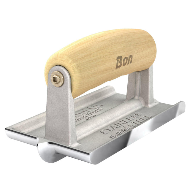 Bon Tool Stainless Steel Bullet™ Groover - Wood Wave Handle (89-302) by Bon Tool