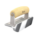 Bon Tool Stainless Steel Concrete Bullet™ Edger - Wood Wave Handle by Bon Tool