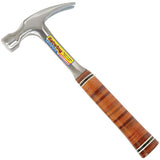 Estwing Straight Claw Hammer Leather Handle - One Piece Forged Steel by Estwing