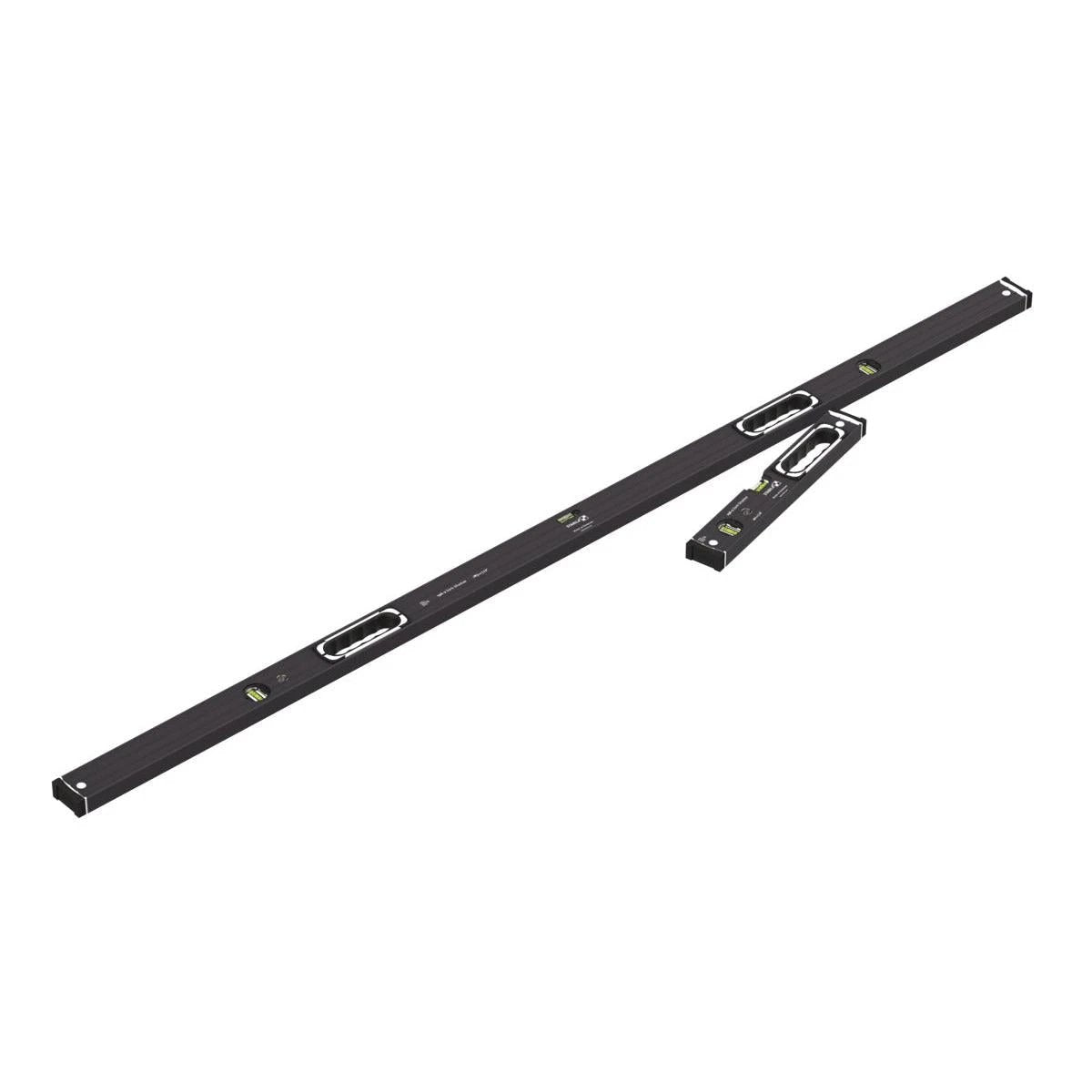 Stabila Dark Shadow 196-2 Spirit Level Set 183 cm (6ft)+ 40 cm – RHINOBUILD