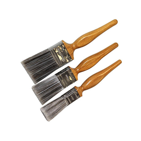 Faithfull Superflow Synthetic Paint Brush Set – 3 Piece