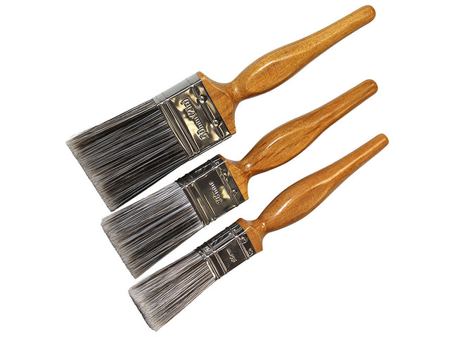 Faithfull Superflow Synthetic Paint Brush Set – 3 Piece