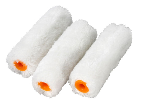 Faithfull Mini Roller Refills Medium Pile – 100mm (Pack of 10)