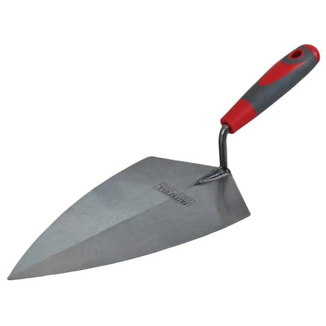Faithfull Philadelphia Pattern Brick Trowel Soft Grip Handle 11in by Faithfull