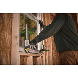STANLEY FMHT83550-1 photography of carpenter using quick clamp on window frame installation.