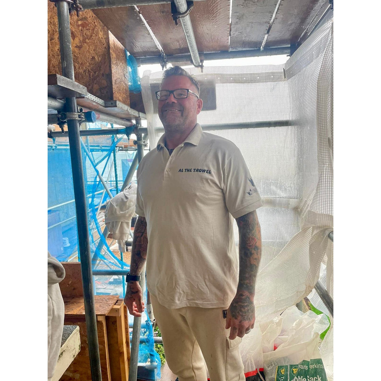 Al The Trowel Polo Shirt **NEW STYLE** by Al The Trowel