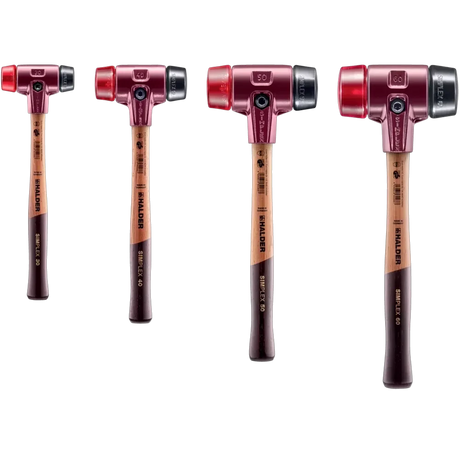 Halder Simplex soft-face mallet, cast iron housing - Rubber Composition / Plastic by Halder