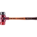 Halder Simplex soft-face mallet, cast iron housing - Rubber Composition / Plastic by Halder