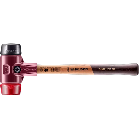 Halder Simplex soft-face mallet, cast iron housing - Rubber Composition / Plastic by Halder