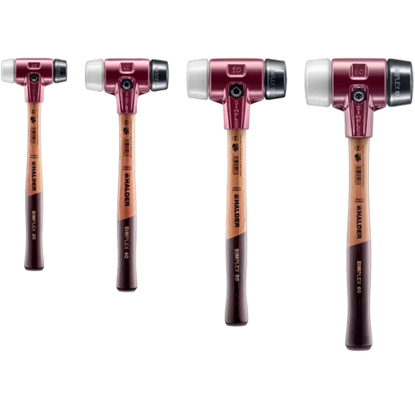 Halder Simplex soft-face mallet, cast iron housing - Rubber Composition / Superplastic by Halder