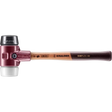 Halder Simplex soft-face mallet, cast iron housing - Rubber Composition / Superplastic by Halder