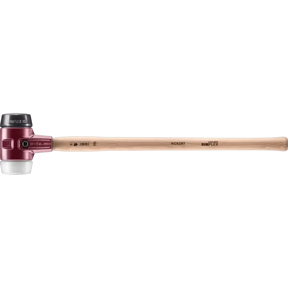 Halder Simplex soft-face sledge hammer, cast iron housing - Rubber composition / Superplastic by Halder