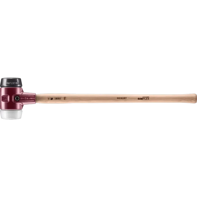 Halder Simplex soft-face sledge hammer, cast iron housing - Rubber composition / Superplastic by Halder