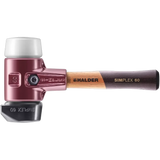 Halder Simplex soft-face mallet, cast iron housing - "Stand-Up" / Superplastic - Short Handle by Halder
