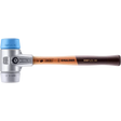 Halder Simplex soft-face mallet, aluminium housing - TPE-soft / TPE-mid by Halder