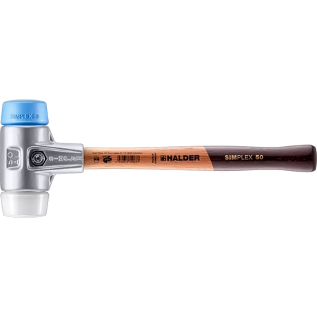 Halder Simplex soft-face mallet, aluminium housing - TPE-soft / Superplastic by Halder