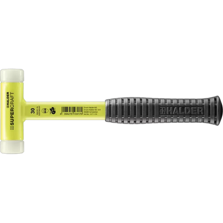 Halder Supercraft soft-face mallet, steel tube handle by Halder