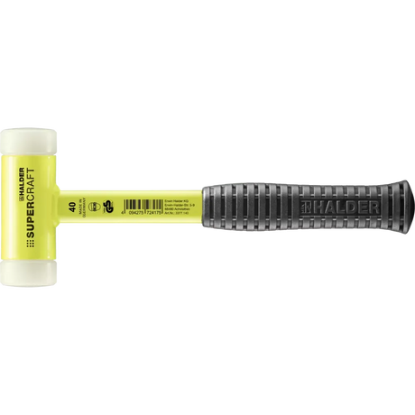 Halder Supercraft soft-face mallet, steel tube handle by Halder