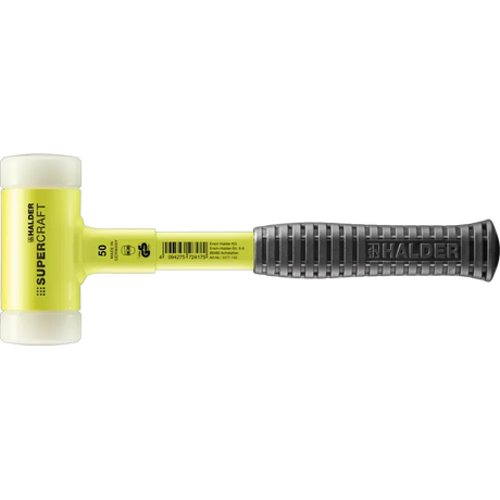 Halder Supercraft soft-face mallet, steel tube handle by Halder
