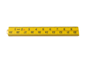 Hultafors G64-1-4-16 Polycarbonate Folding Rule 1m
