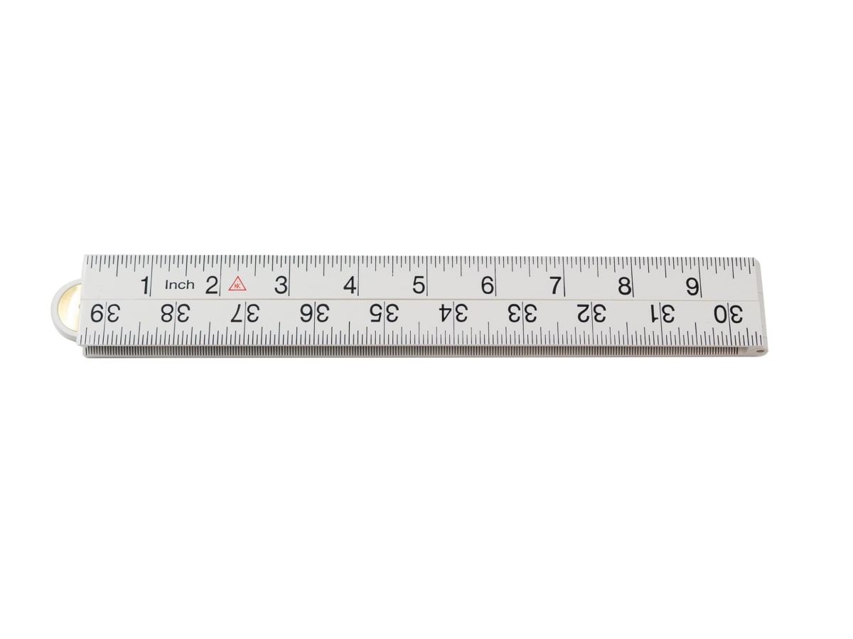 Hultafors G64-1-4-18VI ABS Plastic Folding Rule 1m
