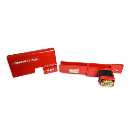 Heavy Duty Rolling Door Lock For Trucks And Trailers Secures Door Handle In Locked Position To Deter Tampering by The Equipment Lock Company