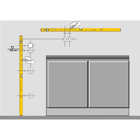 Stabila Type 70 electric spirit level – Illustration 01