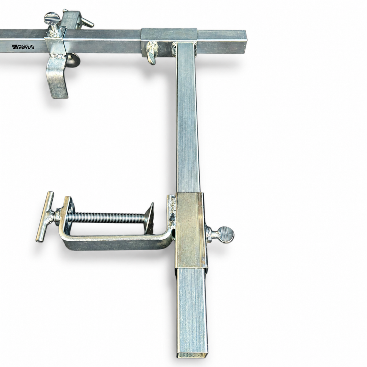 Rhinobuild Top Clamp bench-clamp and adjustment-arm detail