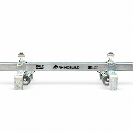 Rhinobuild Top Clamp front view with Rhinobuild branding