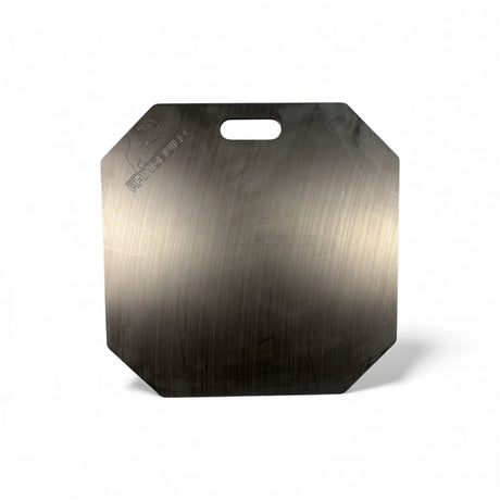 Rhinoboard Bricklayers Spot Board 595x595mm, integrated handle, impact resistant polymer surface.