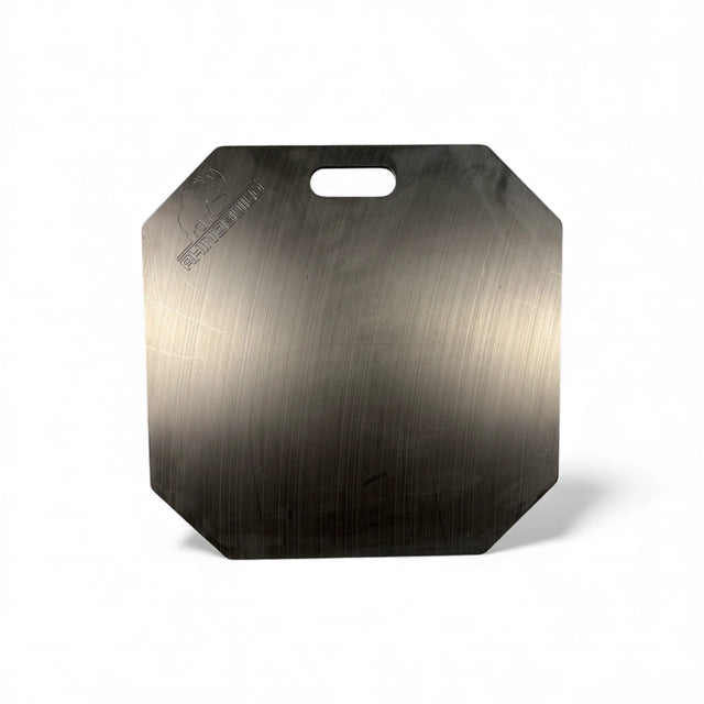Rhinoboard Bricklayers Spot Board 595x595mm, integrated handle, impact resistant polymer surface.
