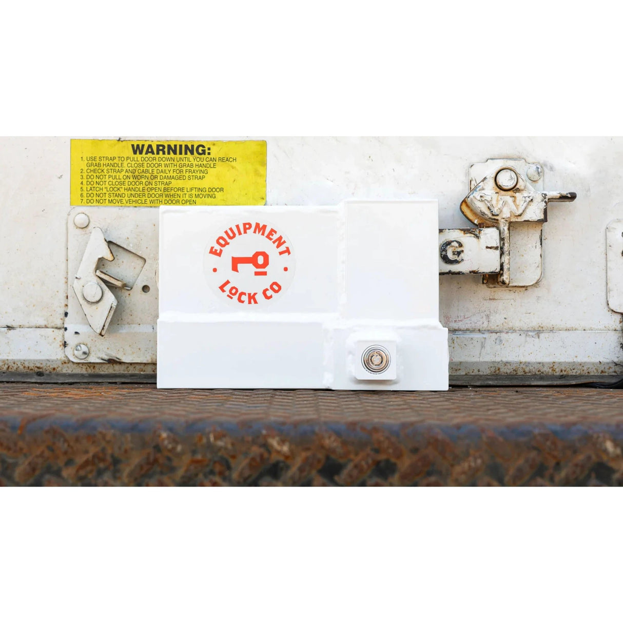 Whiting Rolling Door Lock For Trailers And Box Vans Locks The Handle Down And Fits TODCO Hardware by The Equipment Lock Company