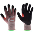 Scan Cut F nitrile palm safety gloves