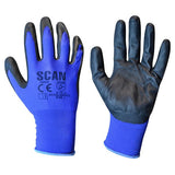 Scan Max Dexterity nitrile gloves large