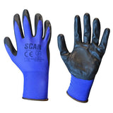 Scan Max Dexterity nitrile gloves extra large
